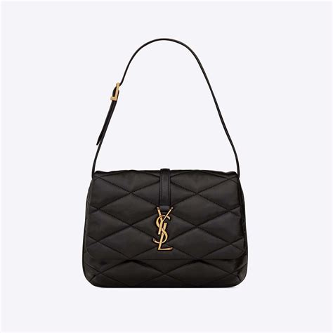 ysl quilted pouch|YSL quilted shoulder bag.